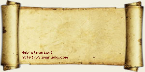 Nadja Runjanin vizit kartica